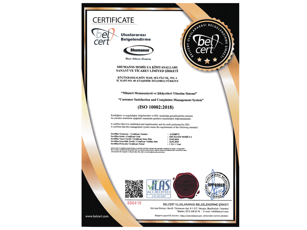 SHUMANSS MOBİLYA KİMLYASALLARI